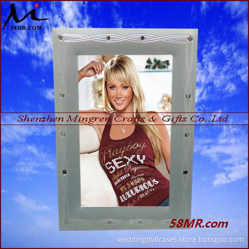 Colorful Aluminium Silver Plated Photo Frame